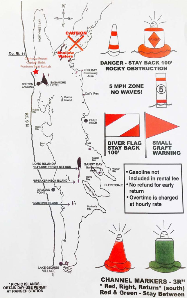 Lake George Map